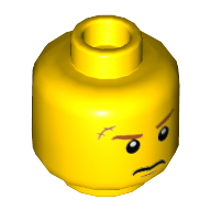 Lego hlava, žlutá (6104584)